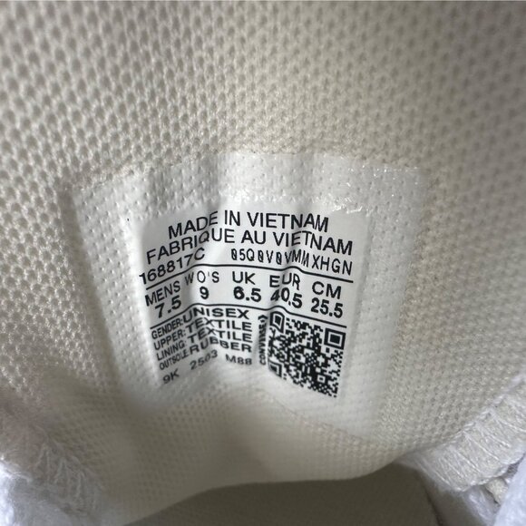 ⭐Converse Run Star Hike Canvas Platform Sz 9 Womens Shoes Sneakers White 168817C - Picture 9 of 10